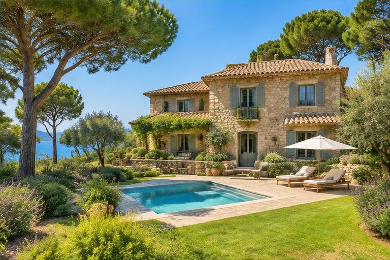 El encanto de una casa de piedra, inmueble ficticio en Begur