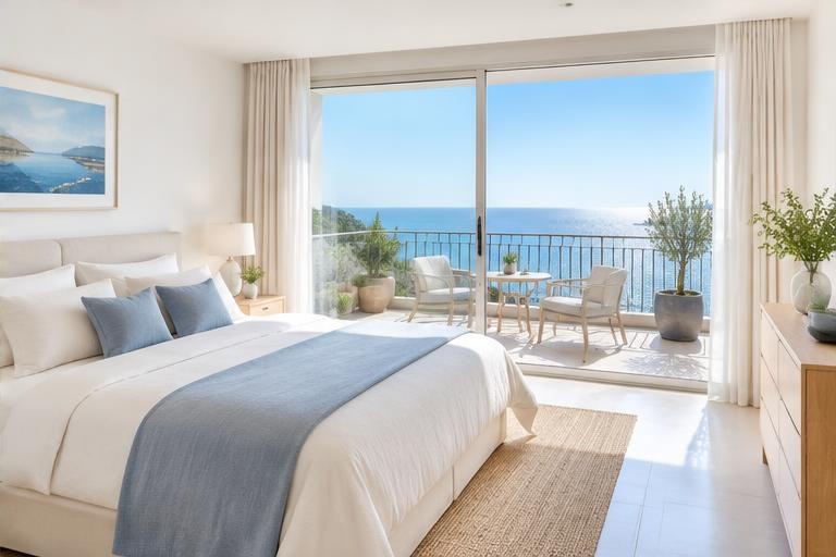 Despertar mirando al mar, inmueble ficticio en Blanes
